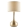 Endon 61191 - Lámpara de mesa regulable PICCADILLY 1xE14/40W/230V latón/beige