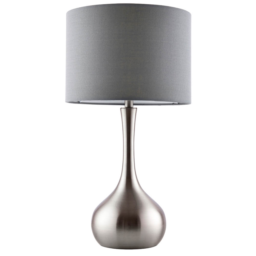 Endon 61192 - Lámpara de mesa regulable PICCADILLY 1xE14/40W/230V cromo mate/gris