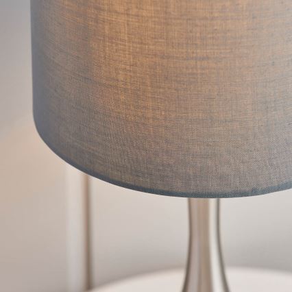 Endon 61192 - Lámpara de mesa regulable PICCADILLY 1xE14/40W/230V cromo mate/gris