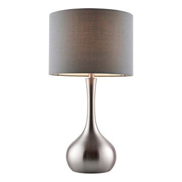 Endon 61192 - Lámpara de mesa regulable PICCADILLY 1xE14/40W/230V cromo mate/gris