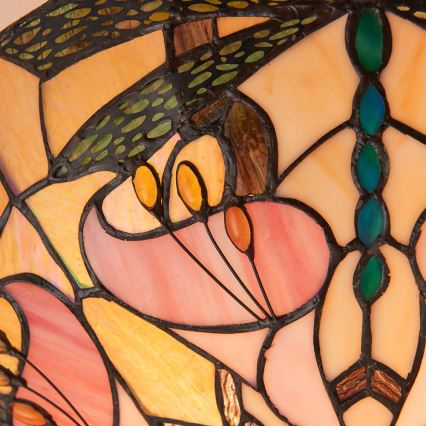 Endon 63922 - Lámpara de techo Tiffany ASHTON 2xE27/60W/230V Ø 45 cm