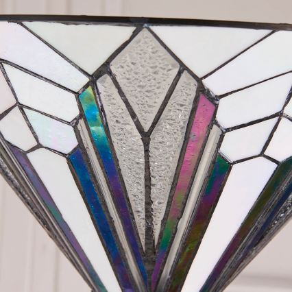 Endon 63933 - Lámpara de pie Tiffany ASTORIA 1xE27/60W/230V Ø 40 cm