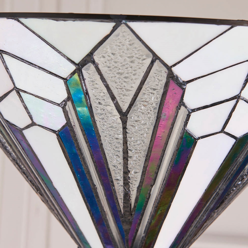 Endon 63933 - Lámpara de pie Tiffany ASTORIA 1xE27/60W/230V Ø 40 cm