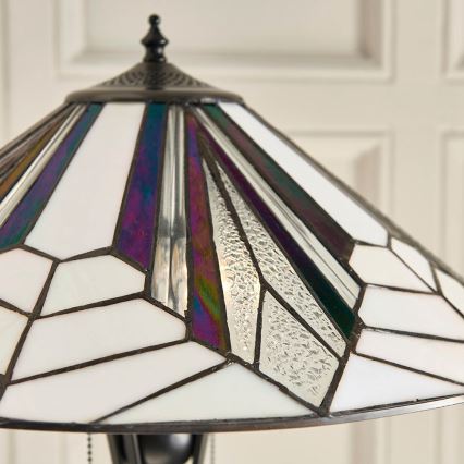 Endon 63934 - Lámpara de pie ASTORIA 2xE27/60W/230V diá. 48 cm