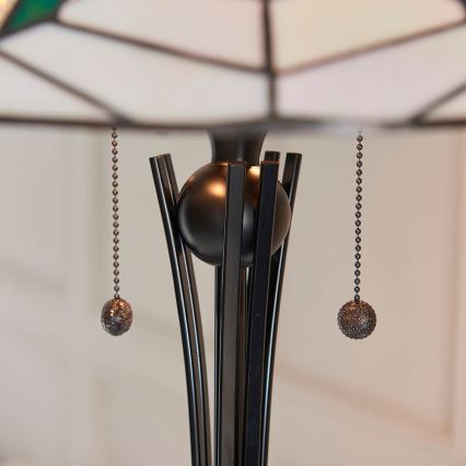 Endon 63934 - Lámpara de pie ASTORIA 2xE27/60W/230V diá. 48 cm