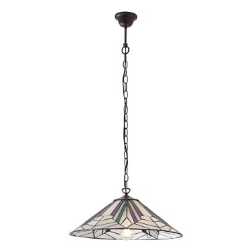 Endon 63938 - Lámpara colgante con cadena ASTORIA 1xE27/60W/230V diá. 48 cm
