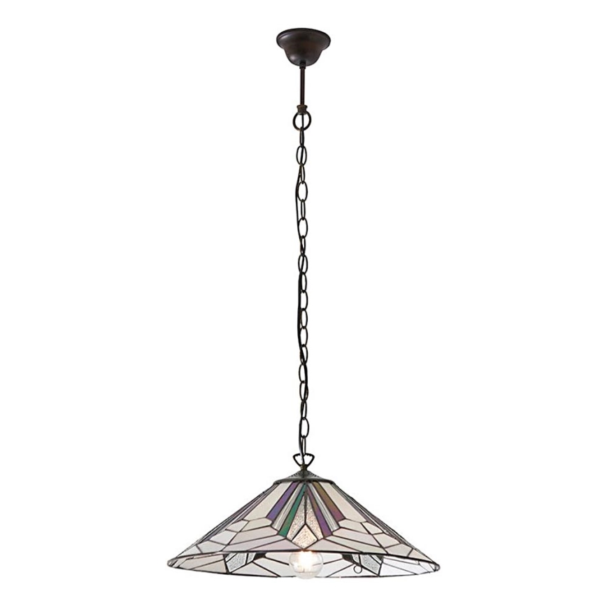 Endon 63938 - Lámpara colgante con cadena ASTORIA 1xE27/60W/230V diá. 48 cm