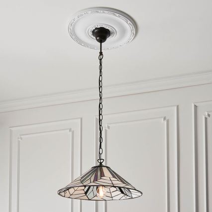 Endon 63938 - Lámpara colgante con cadena ASTORIA 1xE27/60W/230V diá. 48 cm