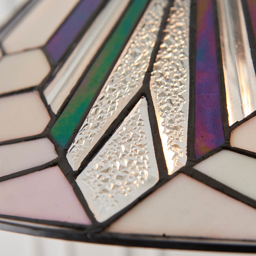 Endon 63938 - Lámpara colgante con cadena Tiffany ASTORIA 1xE27/60W/230V Ø 48 cm