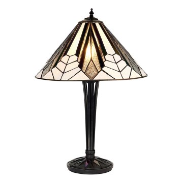 Endon 63939 - Lámpara de mesa ASTORIA 2xE27/60W/230V Ø 40 cm