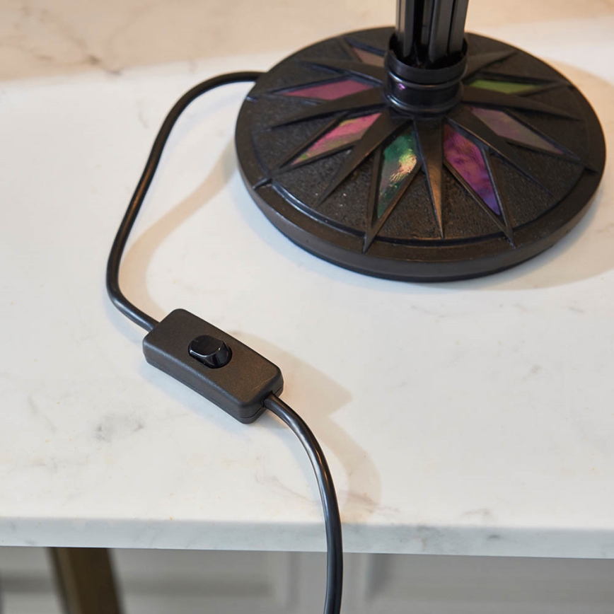 Endon 63939 - Lámpara de mesa Tiffany ASTORIA 2xE27/60W/230V, diámetro 40 cm