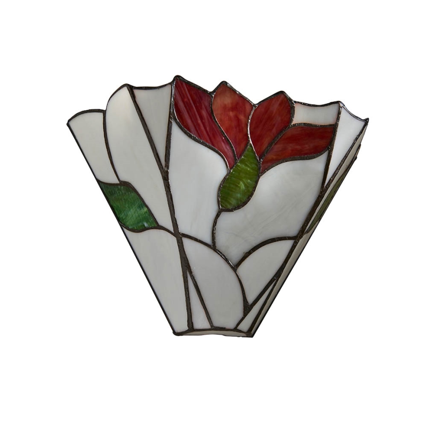 Endon 63964 - Aplique de pared Tiffany BOTANICA 1xE14/40W/230V