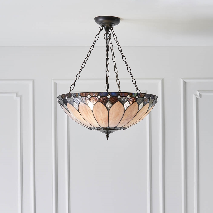 Endon 63976 - Lámpara colgante BROOKLYN 3xE27/60W/230V Ø 50 cm