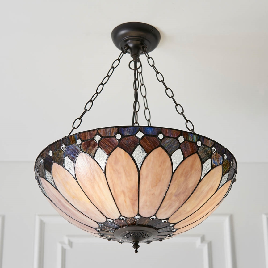 Endon 63976 - Lámpara colgante BROOKLYN 3xE27/60W/230V Ø 50 cm
