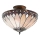 Endon 63978 - Lámpara de techo adosada Tiffany BROOKLYN 3xE27/60W/230V, diámetro 40 cm