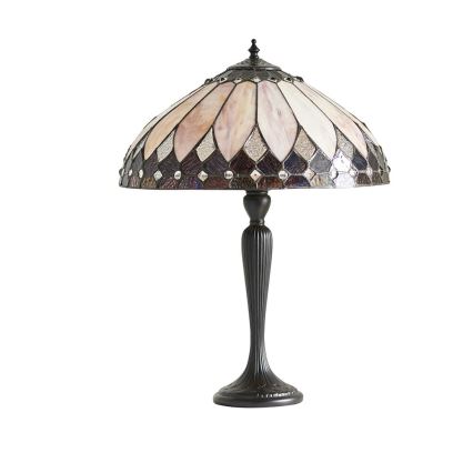 Endon 63982 - Lámpara de mesa BROOKLYN 1xE27/60W/230V Ø 40 cm