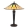 Endon 64045 - Lámpara de mesa DARK STAR 2xE27/60W/230V diá. 49 cm