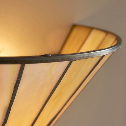 Endon 64046 - Aplique de pared Tiffany DARK STAR 1xE14/40W/230V