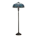 Endon 64069 - Lámpara de pie DRAGONFLY 2xE27/60W/230V diá. 50 cm