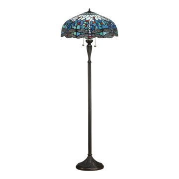 Endon 64069 - Lámpara de pie DRAGONFLY 2xE27/60W/230V diá. 50 cm
