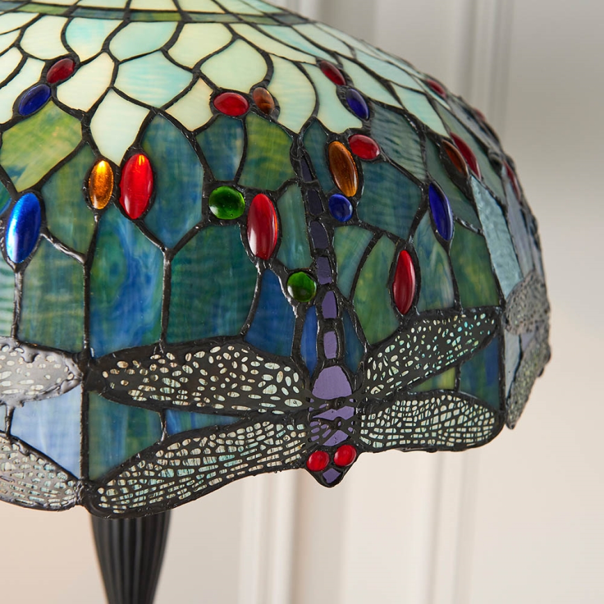 Endon 64069 - Lámpara de pie DRAGONFLY 2xE27/60W/230V diá. 50 cm