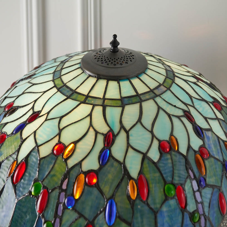 Endon 64069 - Lámpara de pie DRAGONFLY 2xE27/60W/230V diá. 50 cm