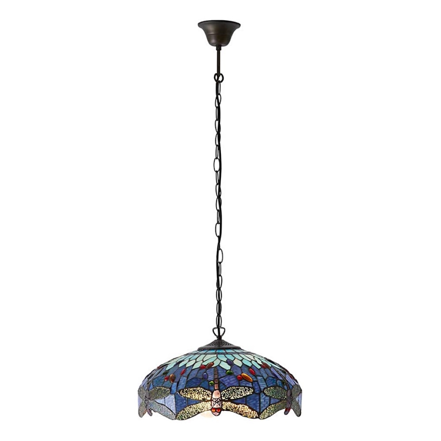 Endon 64080 - Lámpara de araña con cadena DRAGONFLY 3xE27/60W/230V, diámetro 41 cm