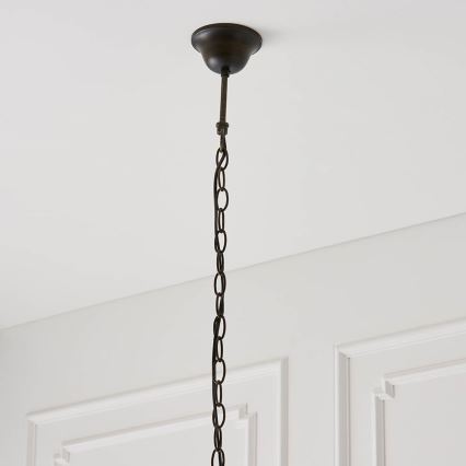 Endon 64080 - Lámpara de araña con cadena DRAGONFLY 3xE27/60W/230V, diámetro 41 cm