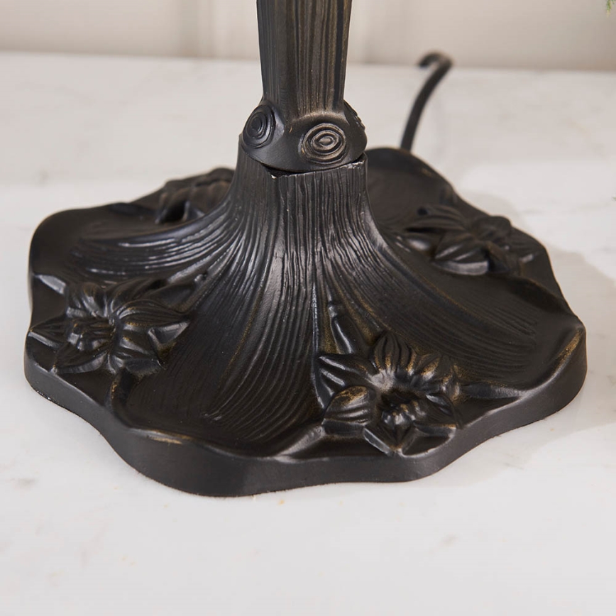 Endon 64086 - Lámpara de mesa Tiffany DRAGONFLY 2xE27/60W/230V Ø 30 cm