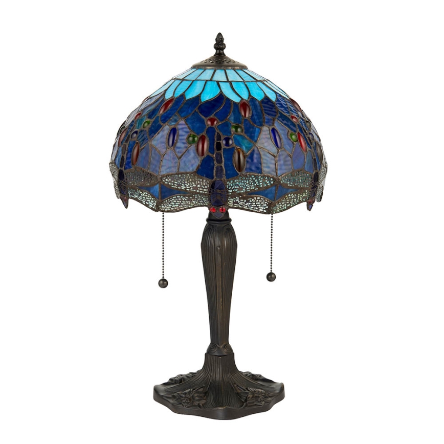 Endon 64090 - Lámpara de mesa DRAGONFLY 2xE27/60W/230V diámetro 30 cm