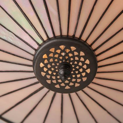 Endon 64145 - Lámpara de techo Tiffany FARGO 2xE27/60W/230V Ø 41,5 cm