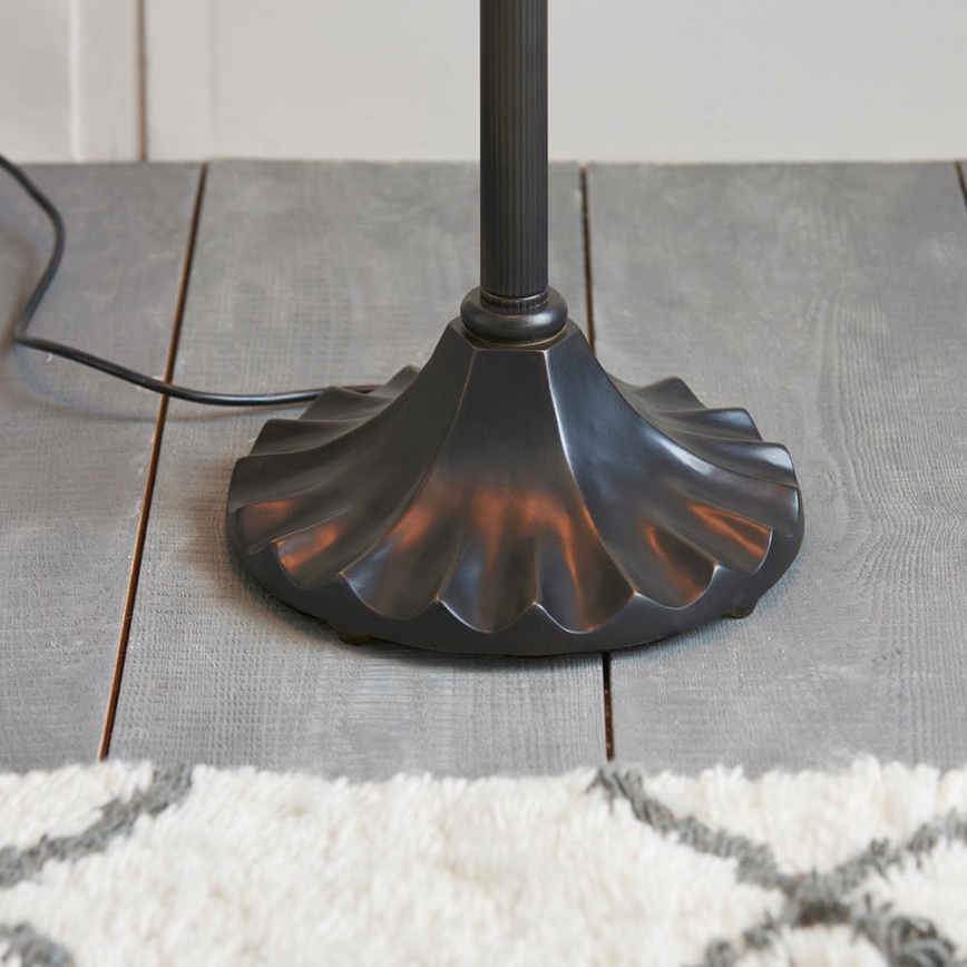 Endon 64192 - Lámpara de pie Tiffany JAMELIA 2xE27/60W/230V, diámetro 50 cm