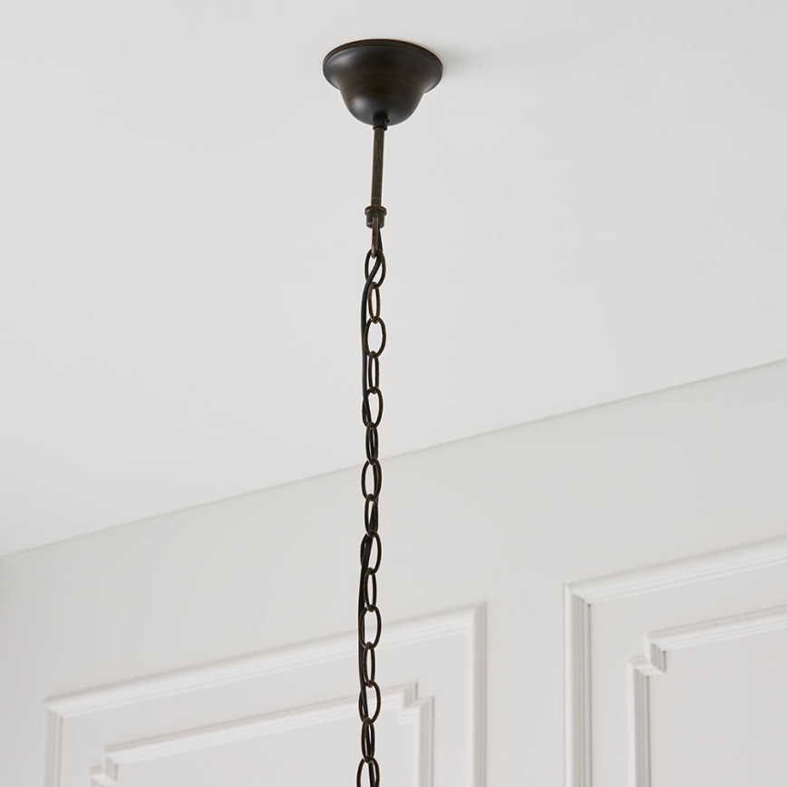 Endon 64194 - Lámpara colgante con cadena JAMELIA 3xE27/60W/230V diá. 50 cm
