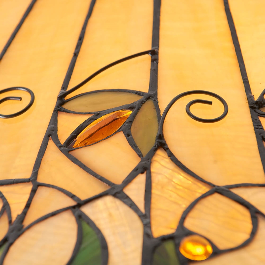 Endon 64194 - Lámpara colgante con cadena Tiffany JAMELIA 3xE27/60W/230V diámetro 50 cm