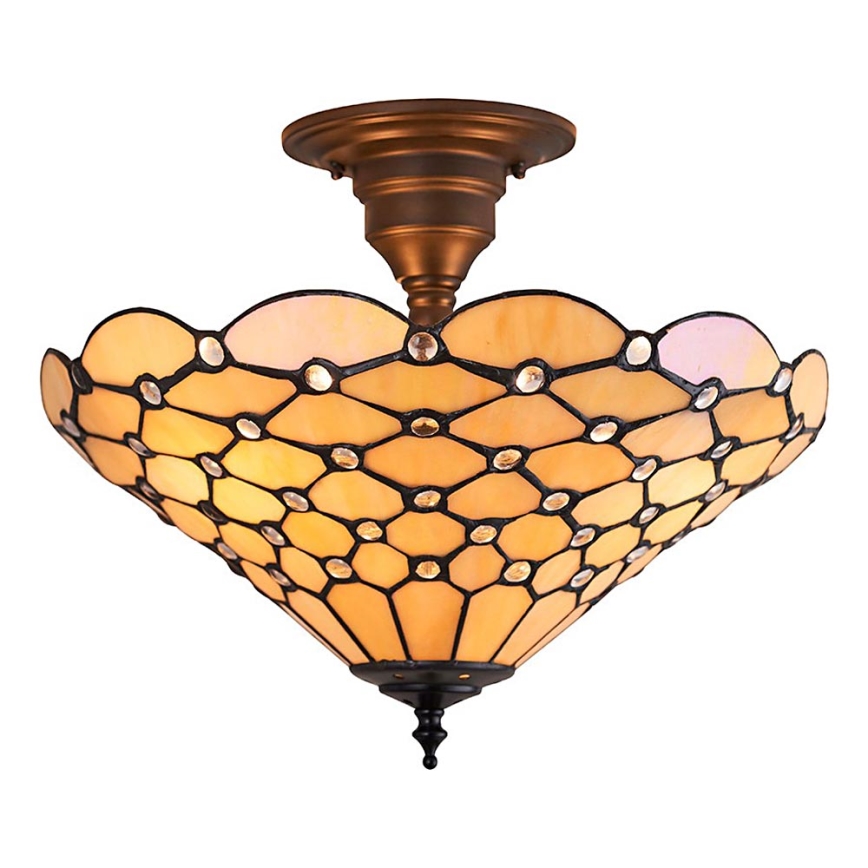 Endon 64300 - Lámpara de techo PEARL 3xE27/60W/230V diá. 37 cm