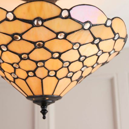 Endon 64300 - Lámpara de techo PEARL 3xE27/60W/230V diá. 37 cm