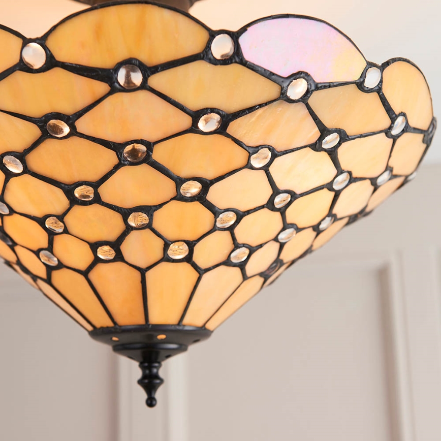Endon 64300 - Lámpara de techo PEARL 3xE27/60W/230V diá. 37 cm