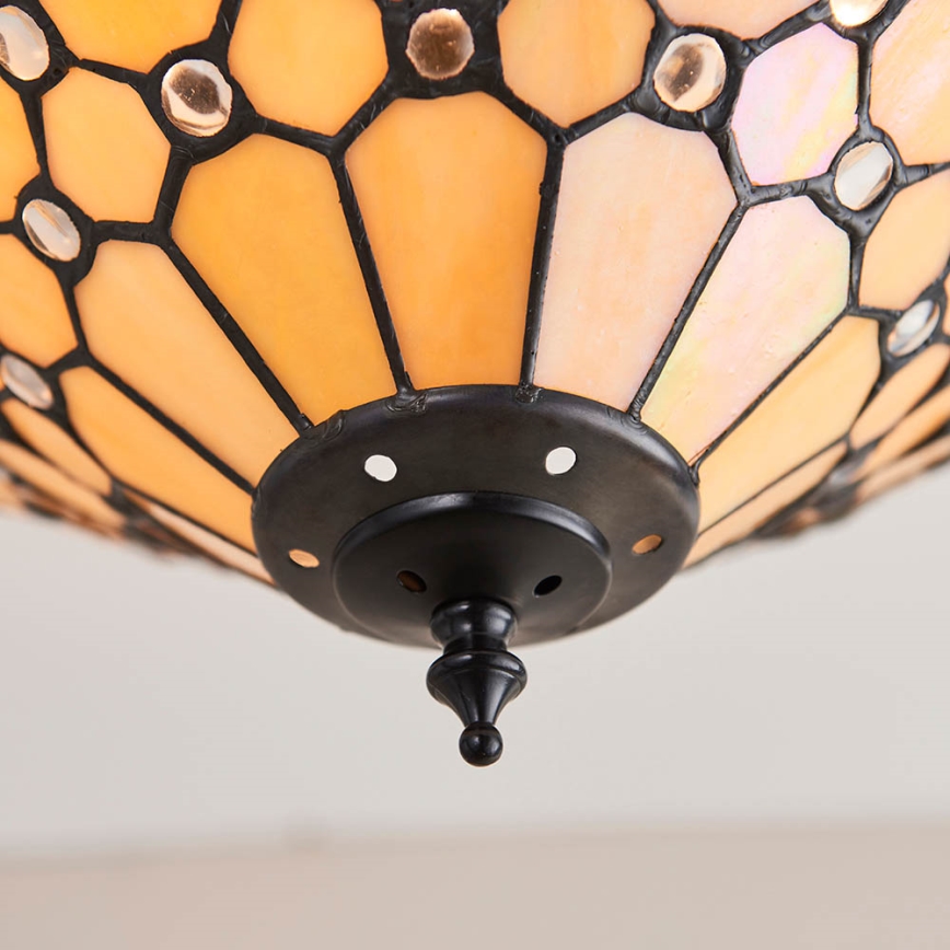 Endon 64300 - Lámpara de techo PEARL 3xE27/60W/230V diá. 37 cm