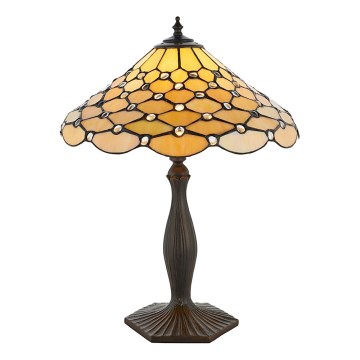 Endon 64301 - Lámpara de mesa PEARL 1xE27/60W/230V diá. 37 cm