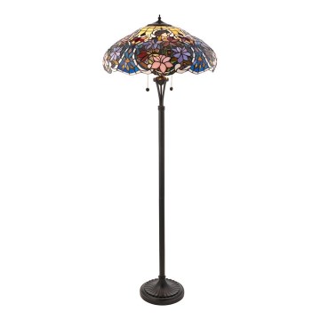 Endon 64323 - Lámpara de pie SULLIVAN 2xE27/60W/230V Ø 56 cm