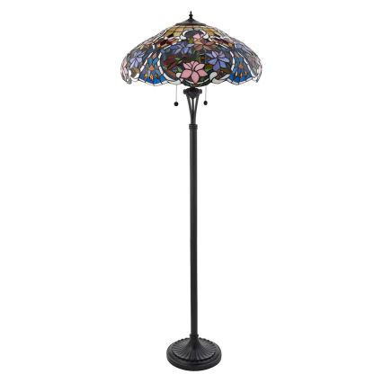 Endon 64323 - Lámpara de pie SULLIVAN 2xE27/60W/230V Ø 56 cm