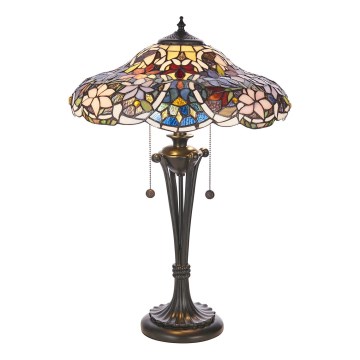 Endon 64326 - Lámpara de mesa SULLIVAN 2xE27/60W/230V diá. 40 cm