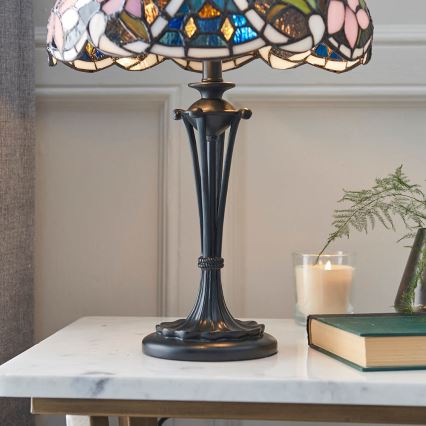Endon 64327 - Lámpara de mesa SULLIVAN 2xE14/40W/230V diá. 30 cm