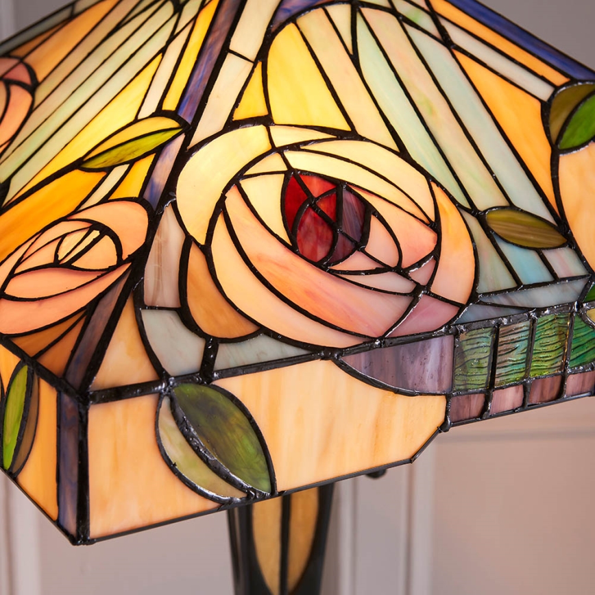 Endon 64383 - Lámpara de pie WILLIOW 2xE27/60W/230V Ø 42,5 cm