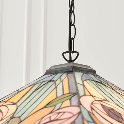 Endon 64384 - Lámpara colgante con cadena WILLOW 3xE27/60W/230V