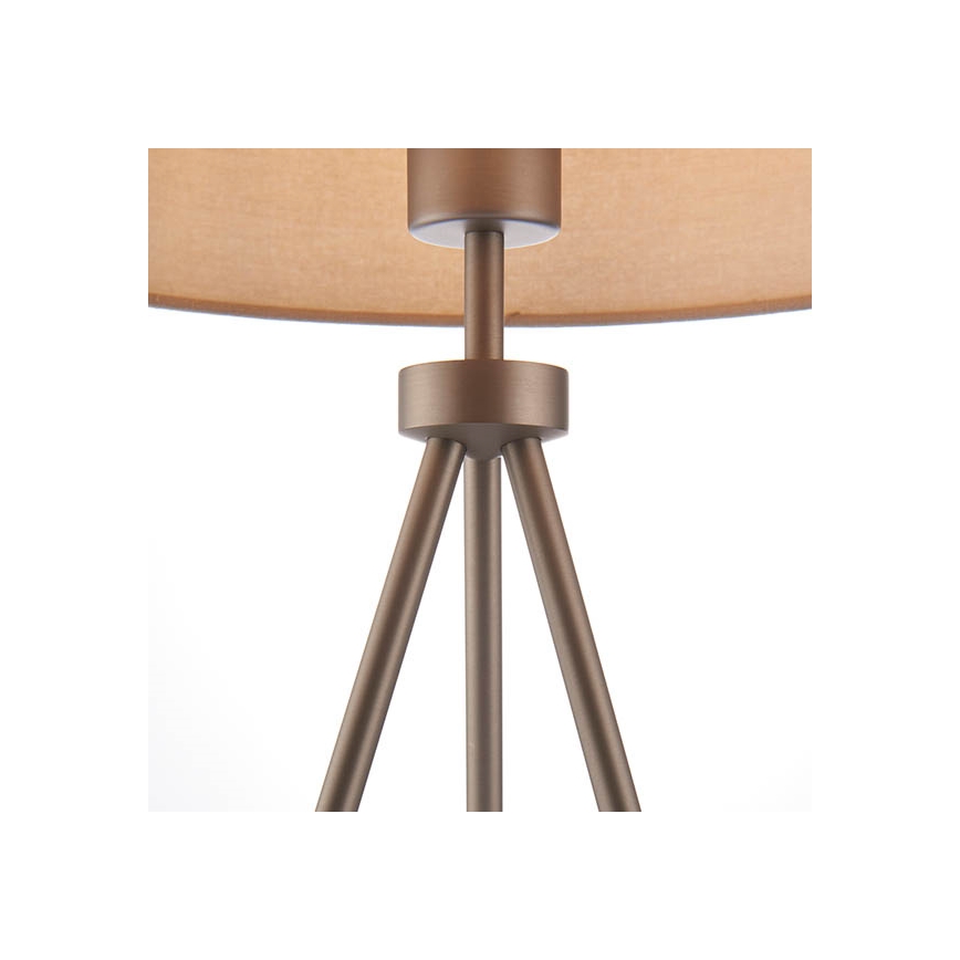 Endon 66986 - Lámpara de mesa TRI 1xE27/40W/230V latón/beige