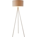 Endon 66987 - Lámpara de pie TRI 1xE27/60W/230V beige