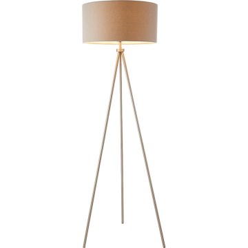 Endon 66987 - Lámpara de pie TRI 1xE27/60W/230V beige