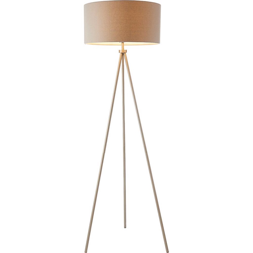 Endon 66987 - Lámpara de pie TRI 1xE27/60W/230V beige