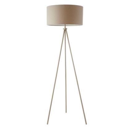 Endon 66987 - Lámpara de pie TRI 1xE27/60W/230V beige